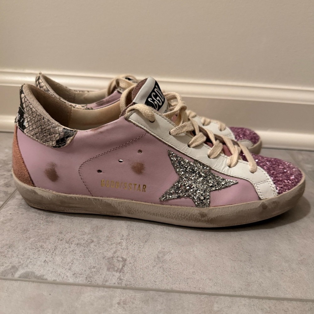 Golden Goose Purple Sneakers Size 37